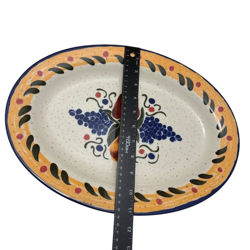Buffalo China Large‎ Ceramic Oval Serving Platter Restaurant Ware 15